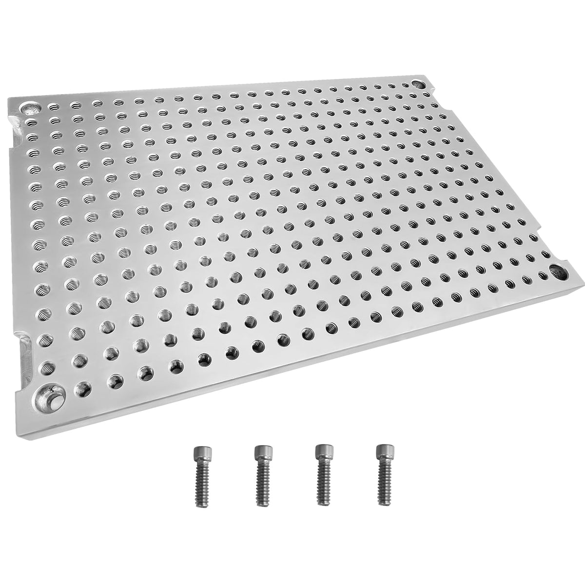 8" x 12" x 1/2" MIC7 Aluminum Fixture/Sacrificial Plate, Mini Pallet