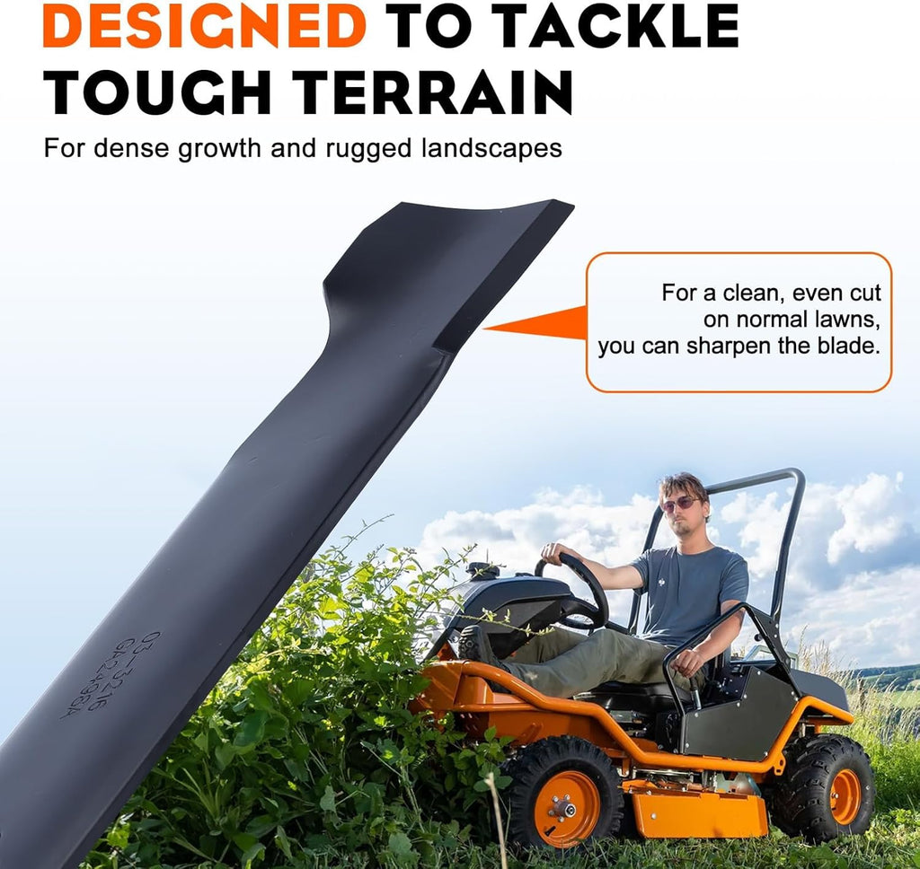 532138971 42 inch Mower Blades for Craftsman Husqvarna 42'' Mower | Replace 138971 422719,LT1000 LT2000 42 inch