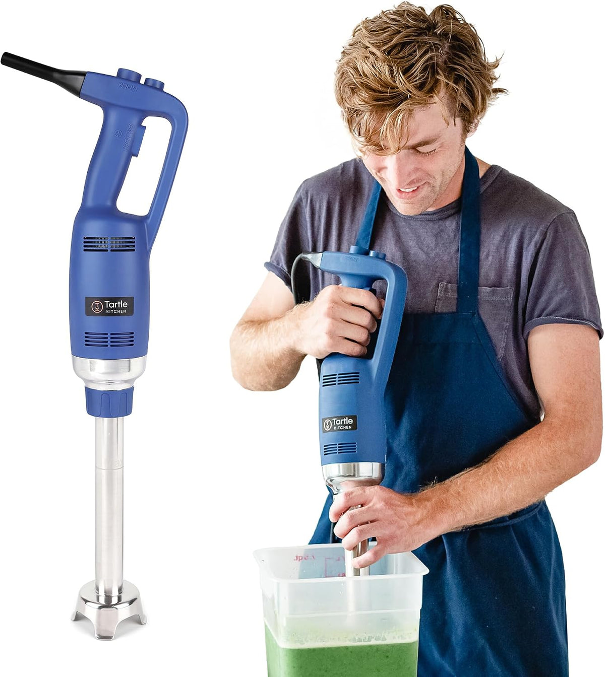 TK Commercial Immersion Blender 500W Heavy Duty for Restaurants - 12" Shaft