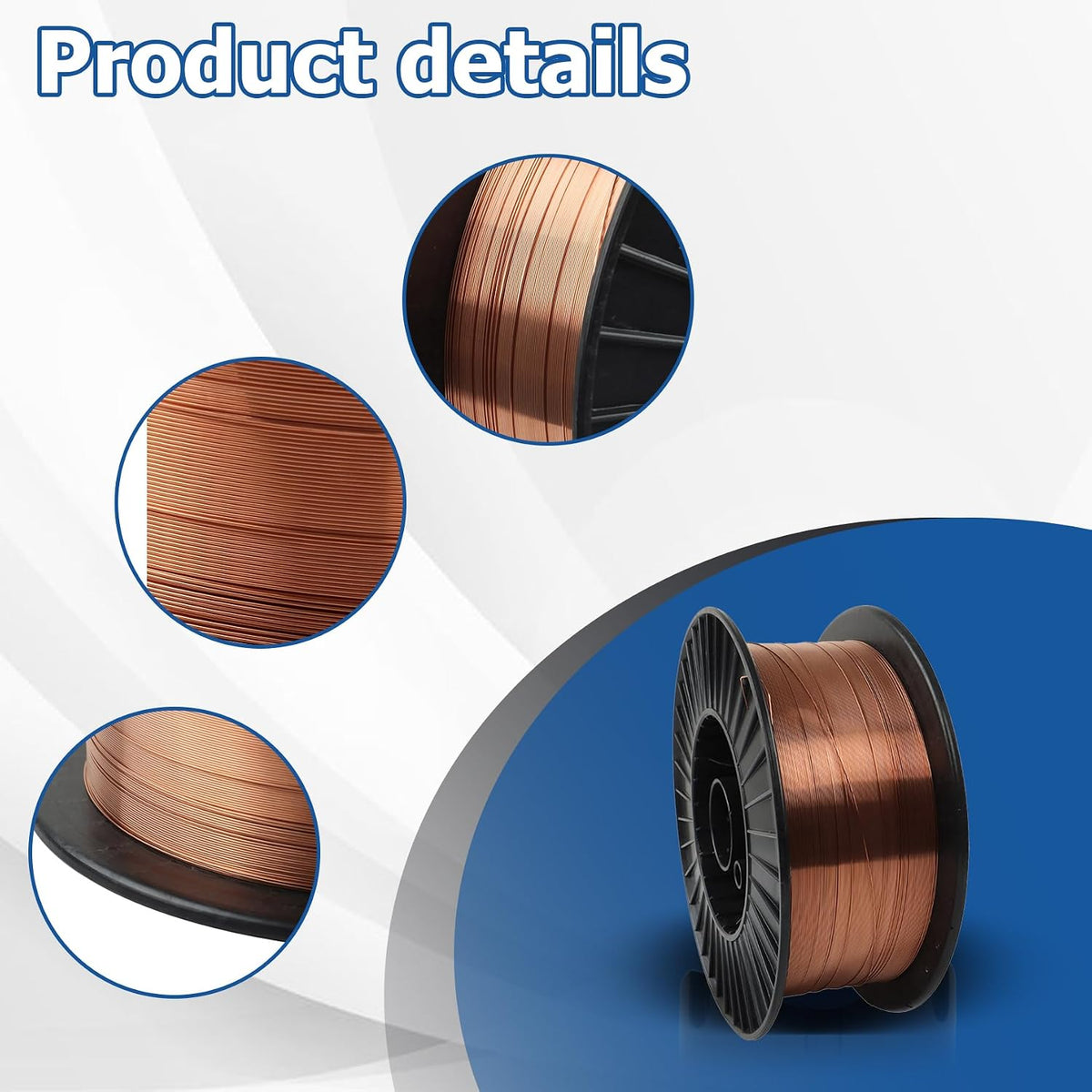WFLNHB 0.023 Inch Solid Mig Welding Wire 10 Pound Spool ER70S-6