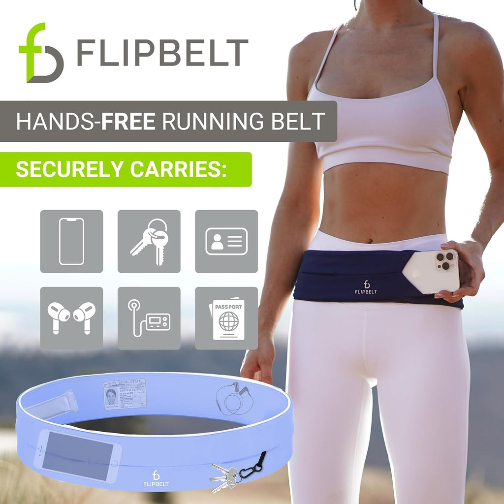 Classic Running Belt, Phone Holder for Running, Money Belt Pouch