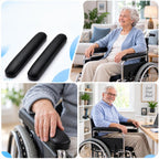 Covzoe 2 Pair Replacement Wheelchair Arm Pads, 14 Inch