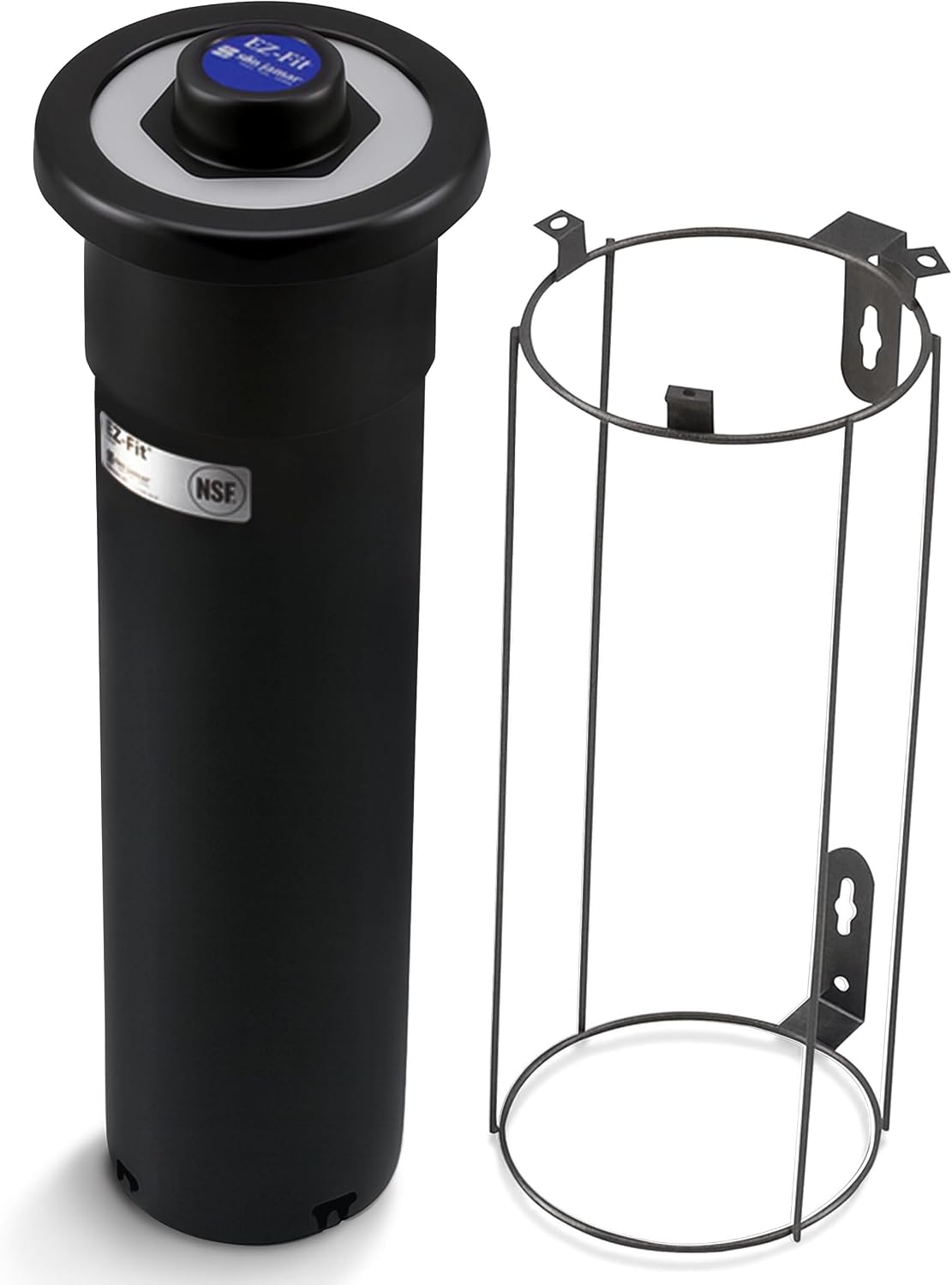 Ez Fit Surface Mount Cup Dispenser Fits 6 - 24 Oz Cups with Interchangeable Gaskets for Restaurants, Dining Halls