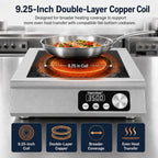 Commercial Induction Cooktop 3500W 220V, Countertop Burner