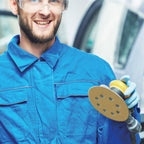 5-Inch 8-Hole Hook and Loop Sanding Discs, Orbital Sander Sandpaper Discs, 100 Pieces Round Sandpaper Set Include 60