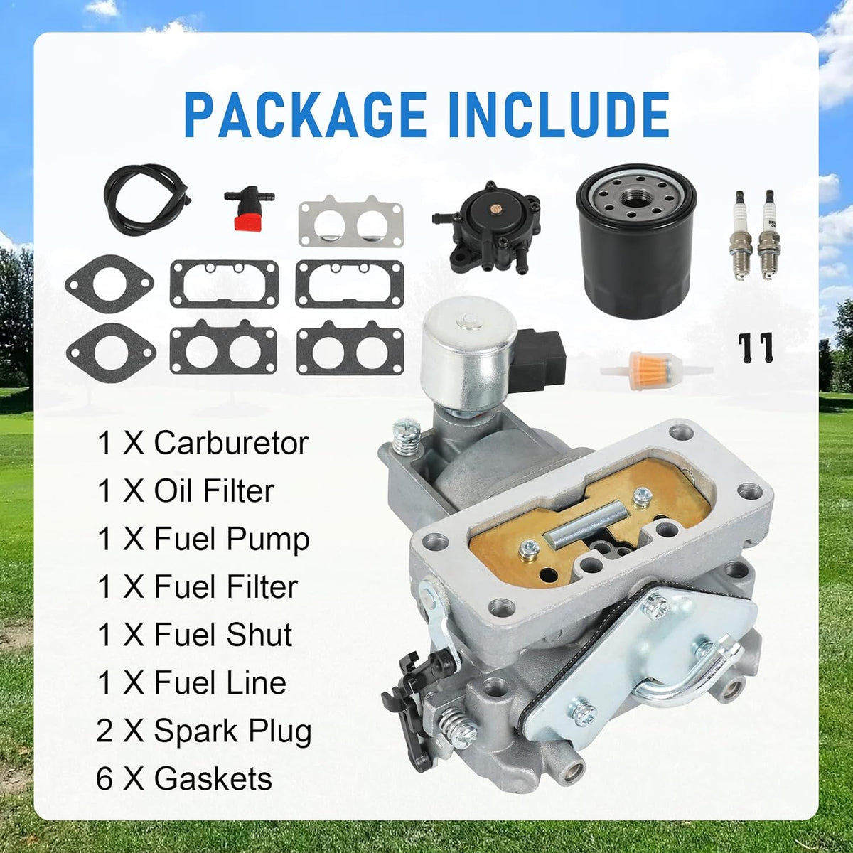15004-1010 Carburetor Replacement For Kawasaki FH641V FH680V FH721V FX850V