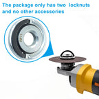 LifCratms Grinder Quick Change Flange Locking Nut, Metal, 2 PCS