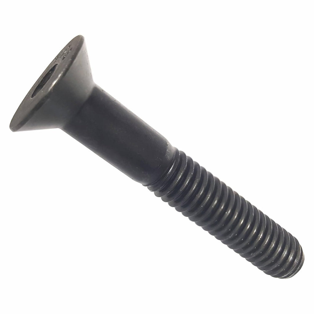 1/2-13 x 3 Flat Head Socket Cap Screws, Allen Socket Drive, Alloy Steel, Partial Thread, Black Oxide, Machine Thread, Quantity 5