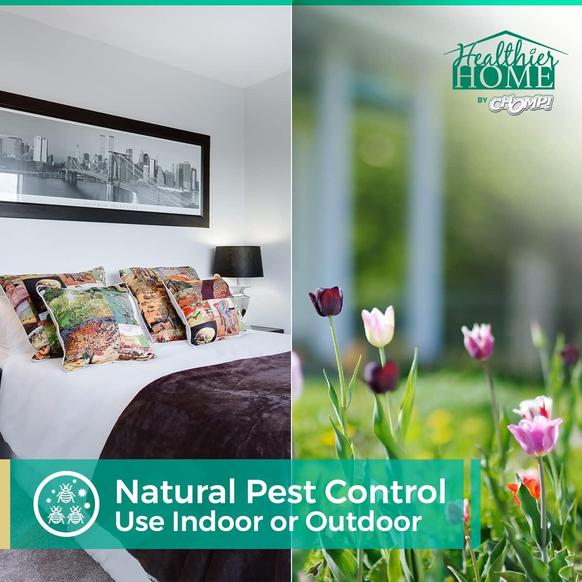 Bed Bug Spray, 3 Pack, Travel Size, Natural, Plant Based Bed Bug Killer, Insect & Pest Control for Home and Hotels