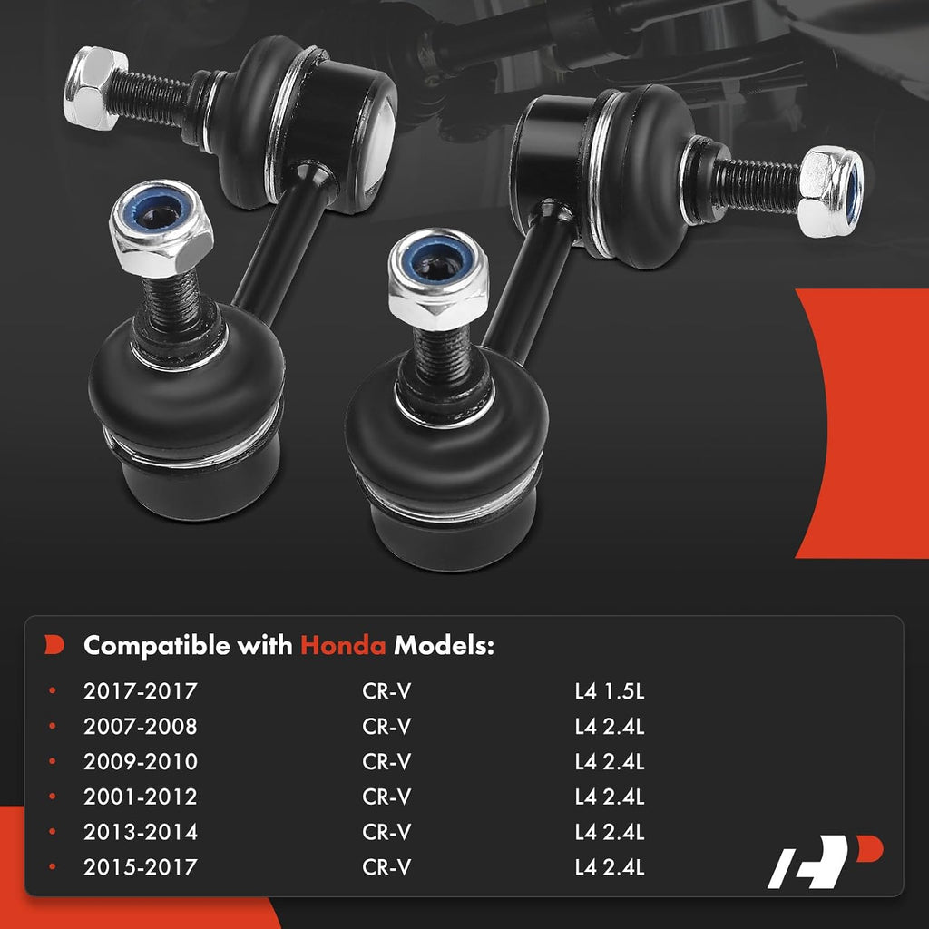 A-Premium Rear Sway Bar Link Stabilizer Bar Link, Compatible with Honda