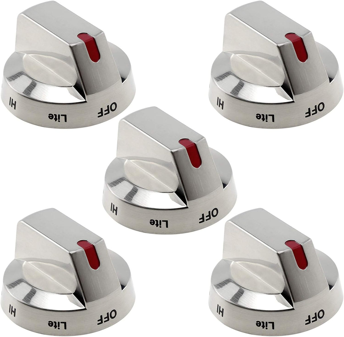 DG64-00473A Gas Stove Control Knob Replacement for Samsung Oven Range, 5Pcs