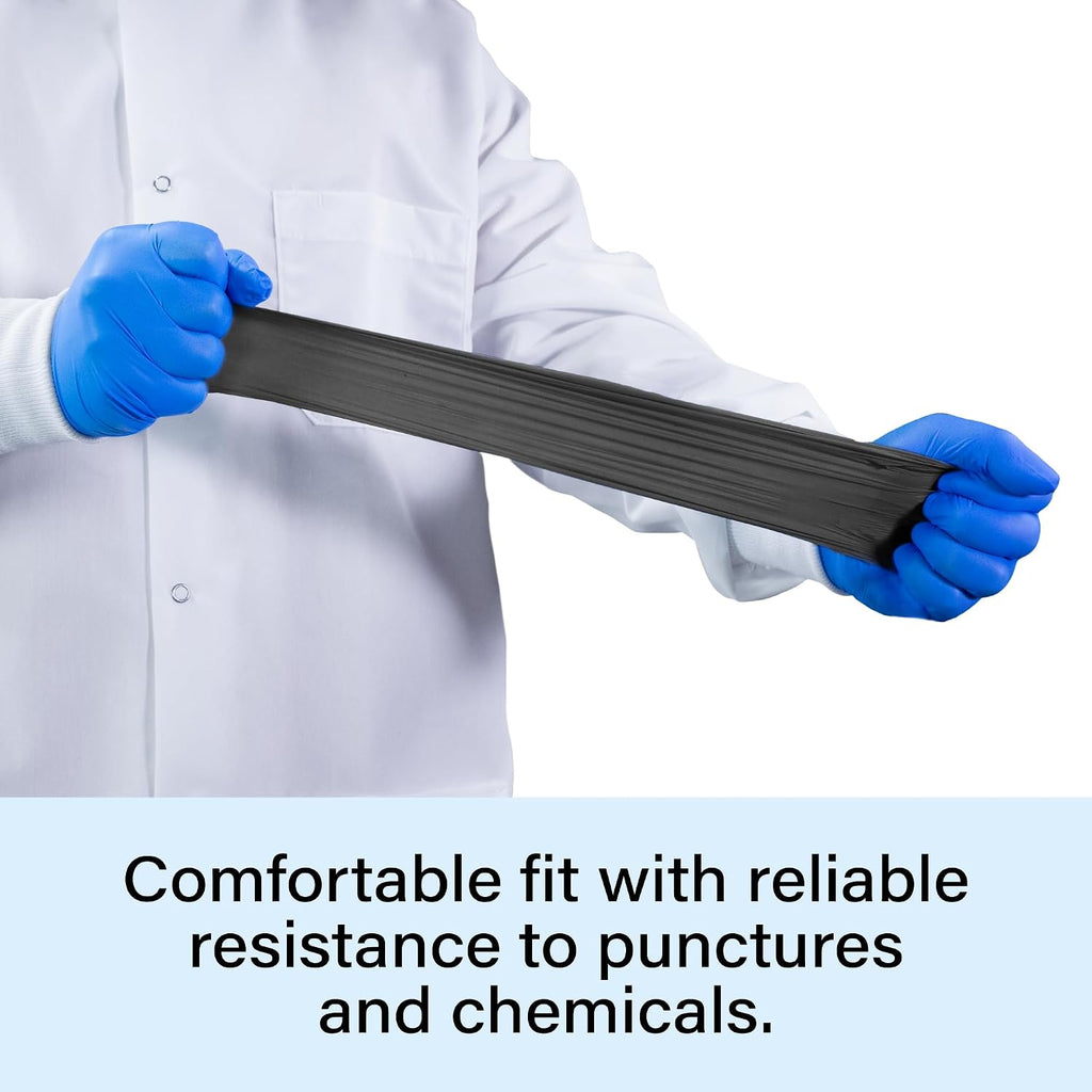 Black 4 mil Nitrile Disposable Gloves Food Safe Medical Grade