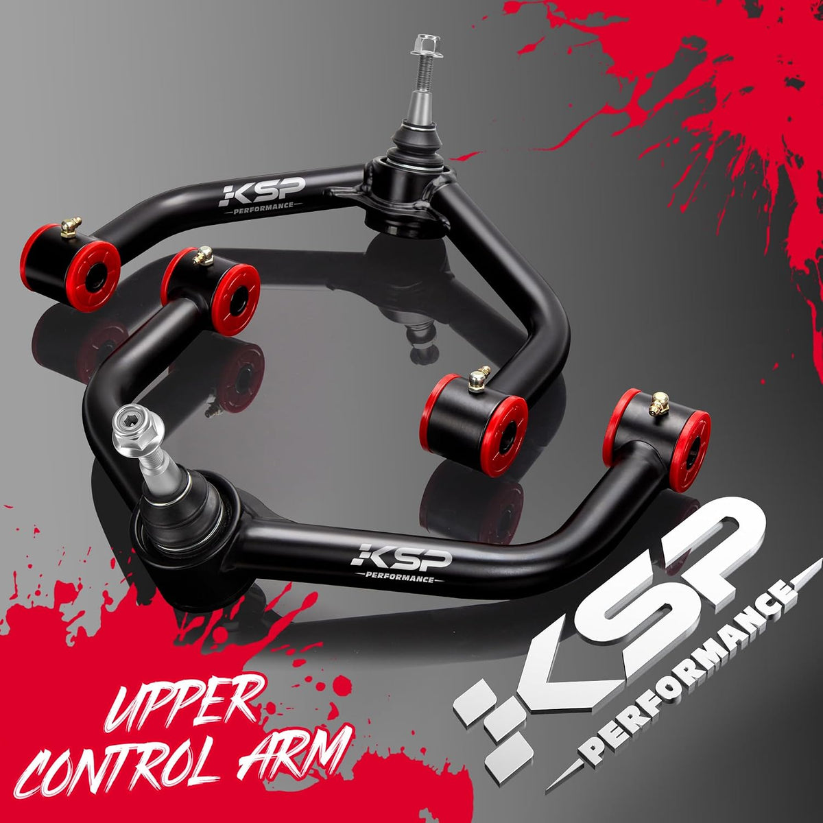 KSP Upper Control Arms for Ram 1500, 2-4inch Lift Tubular Suspension Arms with Ball Joint fit D-odge1500 2WD 4WD 2009-2010 2011-2014 2015-2022 (Package of 2),Version 2.0