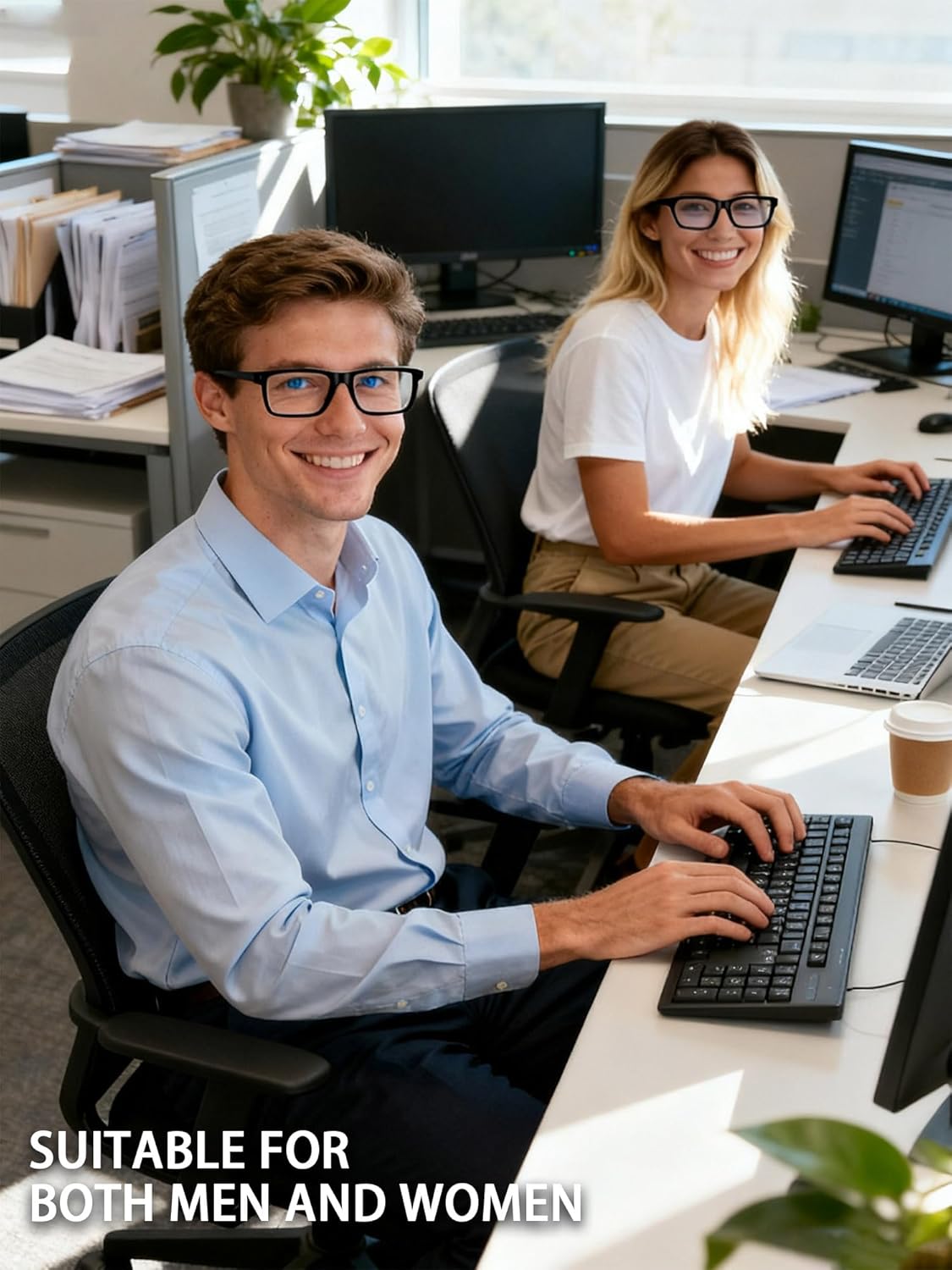 Blue Light Blocking Glasses For Men Women Computer Screen Glasses | Blue Light Glasses, Computer Use, Lightweight