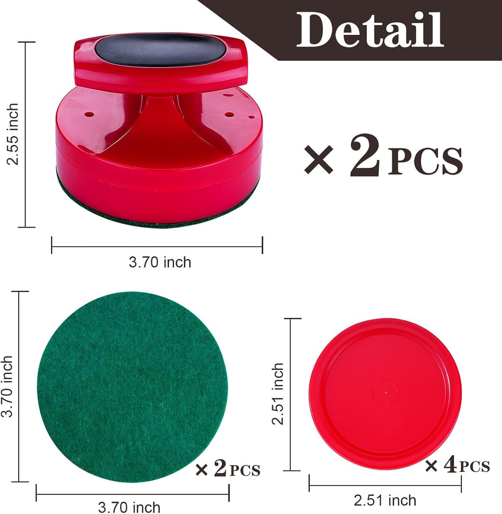 Air Hockey Pucks and Paddles,Air Hockey Strikers Pushers Air Hockey Table Replacement Accessories
