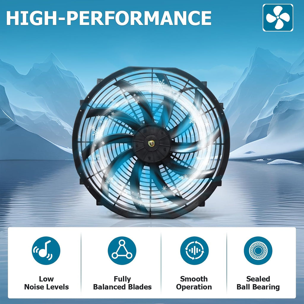Radiator Cooling Fan for Kia Forte 2019-2022 for Hyundai Elantra 2017-2020
