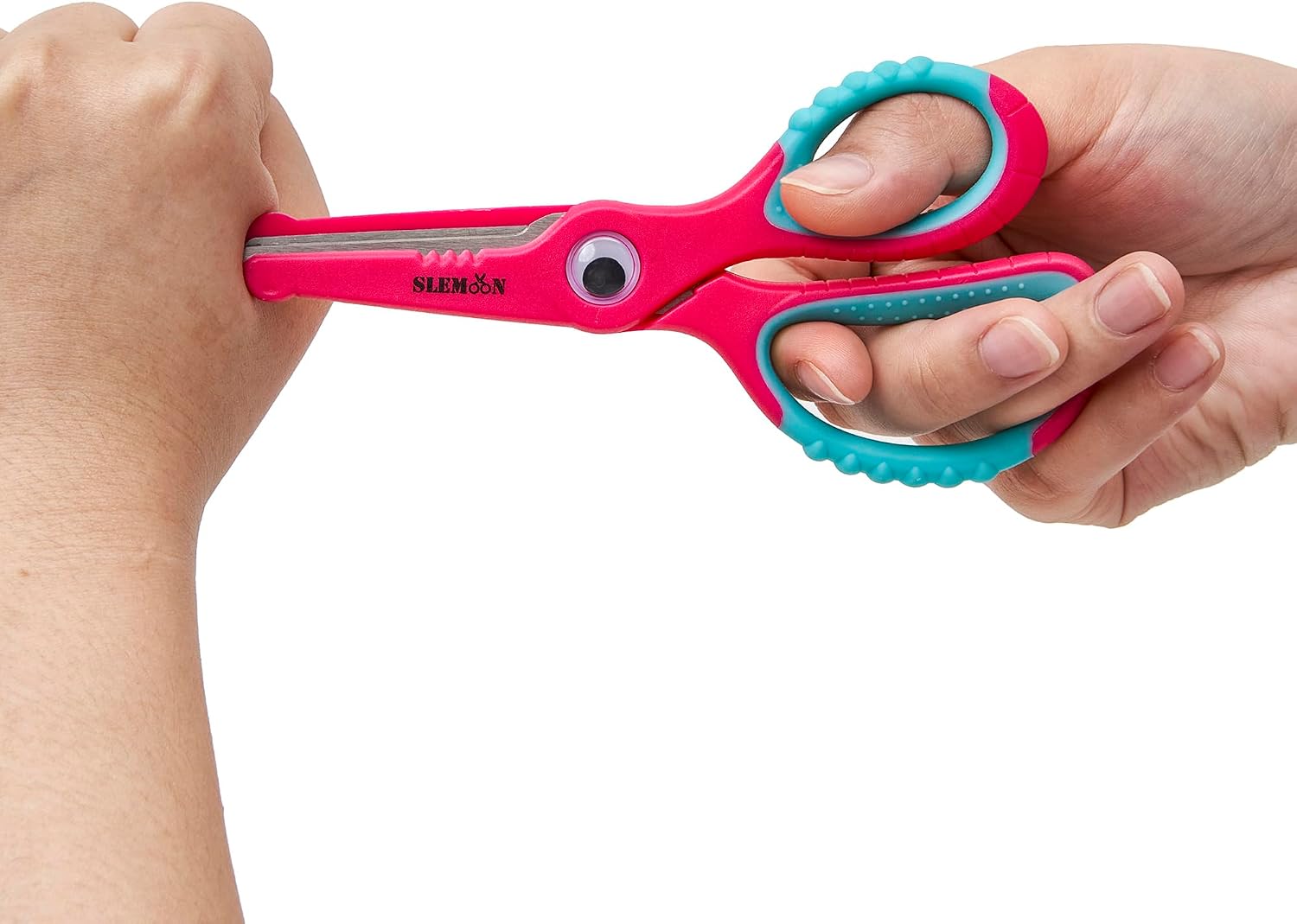 Kids Scissors 5.5 Inch,Blunt Tip Toddler Safety Scissors,3 Pack