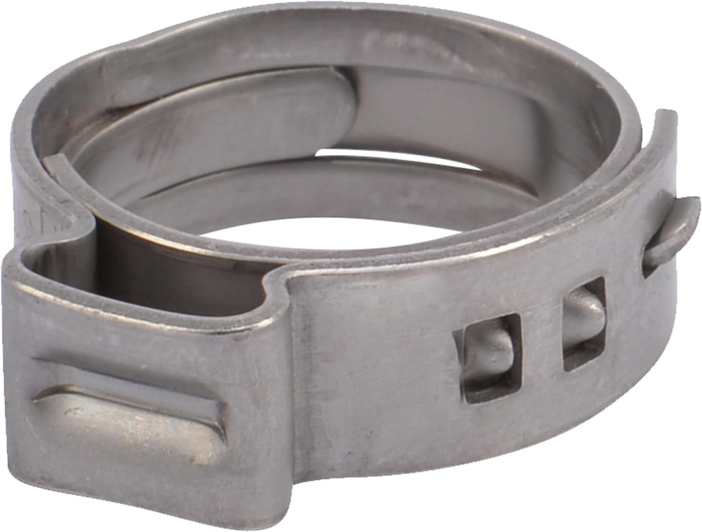 SharkBite 1/2 Inch Clamp Ring, Stainless Steel Plumbing Fitting, PEX Pipe, PE-RT, UC953A