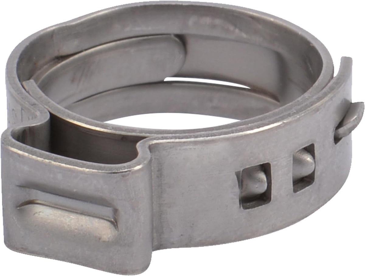 SharkBite 1/2 Inch Clamp Ring, Stainless Steel Plumbing Fitting, PEX Pipe, PE-RT, UC953A