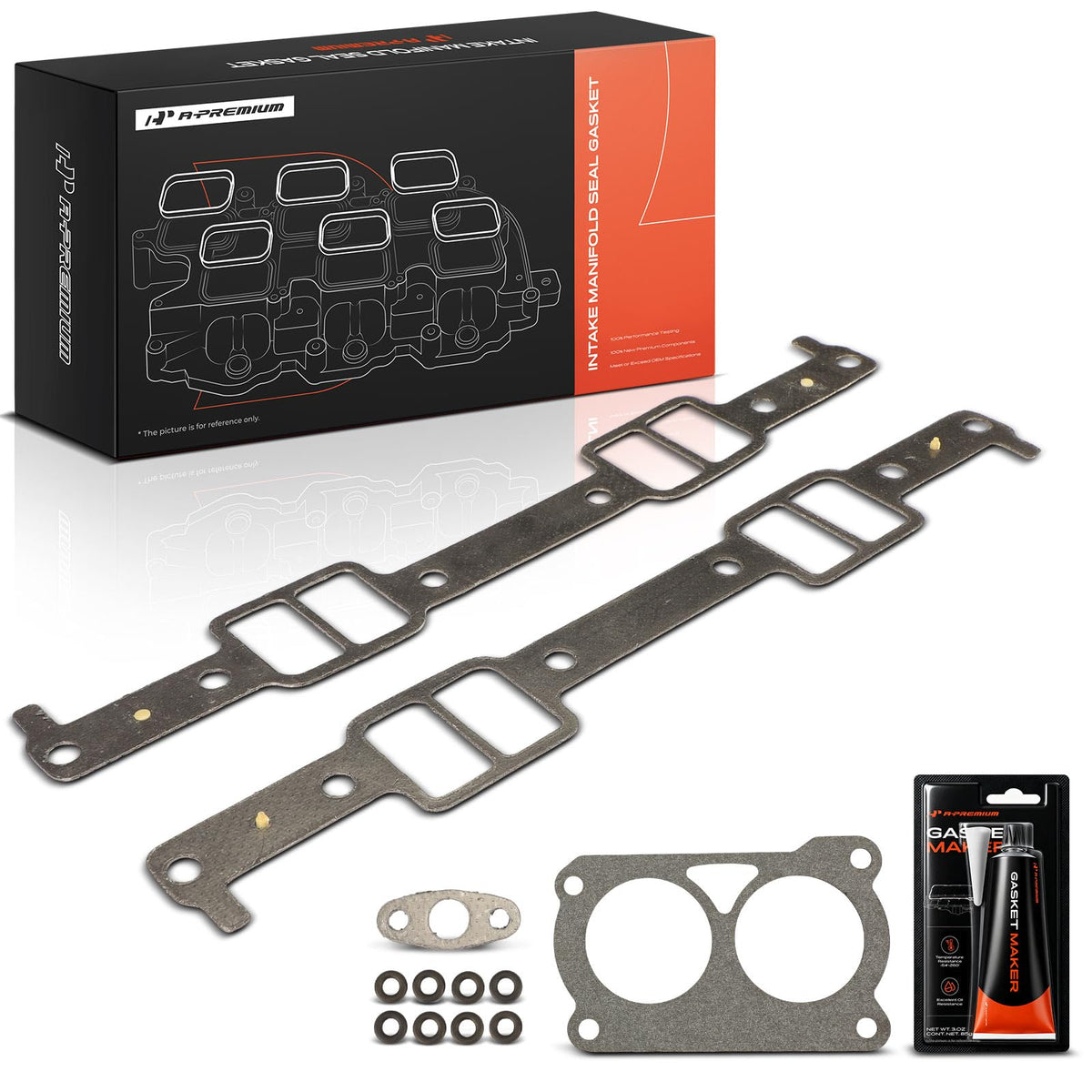 A-Premium Lower Engine Intake Manifold Gasket Set (Only fit OHV V8 5.7L)