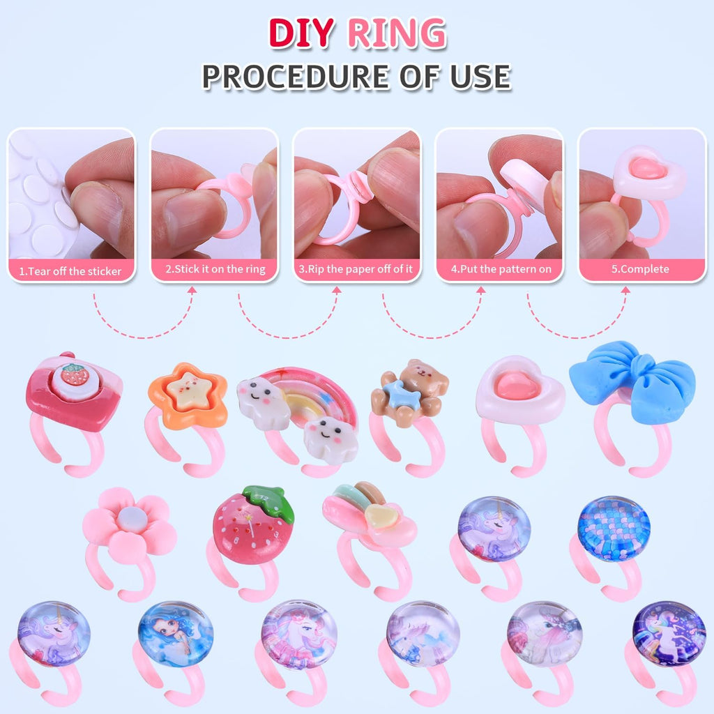3200 Pieces Girls Toys Bracelet Making Kit, Unicorn/Mermaid Clay Beads Jewelry Activity Kit, DIY Crafts Birthday