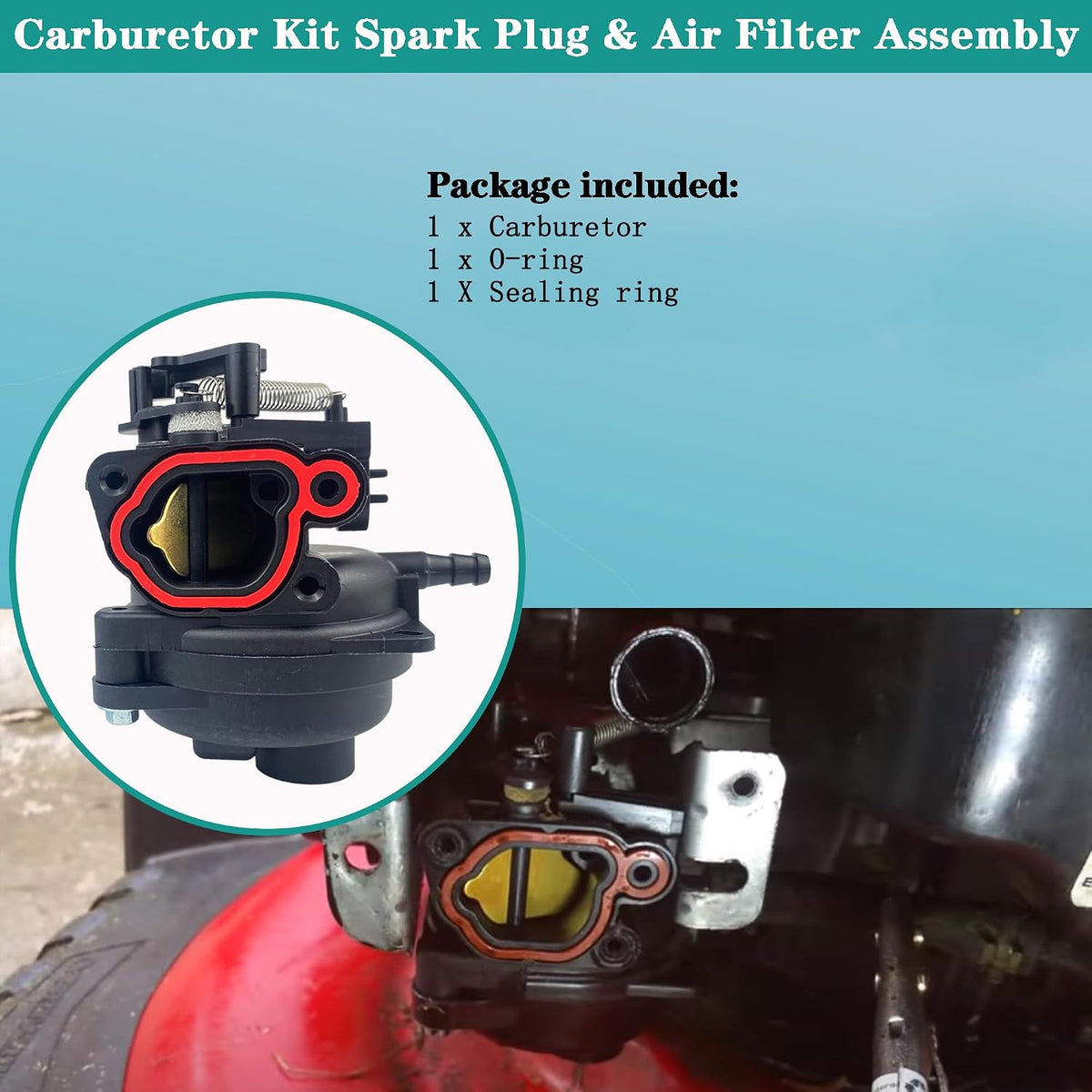 799584 594058 Carburetor Assembly Compatible with B&S Carb