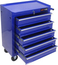 5 Drawer Tool Cart with Locking System, Heavy Duty Rolling Tool Chest Cabinet with 4 Wheels, Steel Garage Storage