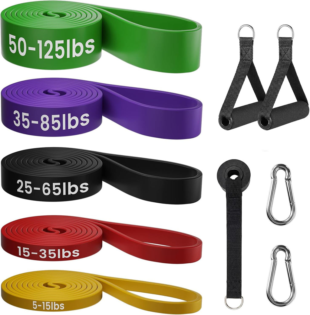 Resistance Bands for Working Out，Pull Up Assistance Bands Set, Unisex Exercise Bands for Home and Gym Workouts, Full