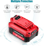 2 Pack 5.0Ah Lithium Battery Replacement for Craftsman 20V Battery