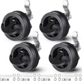 Shimeyao Boat Hatch Latch Non-Locking, 2-3/8"-2-1/2" Cutouts
