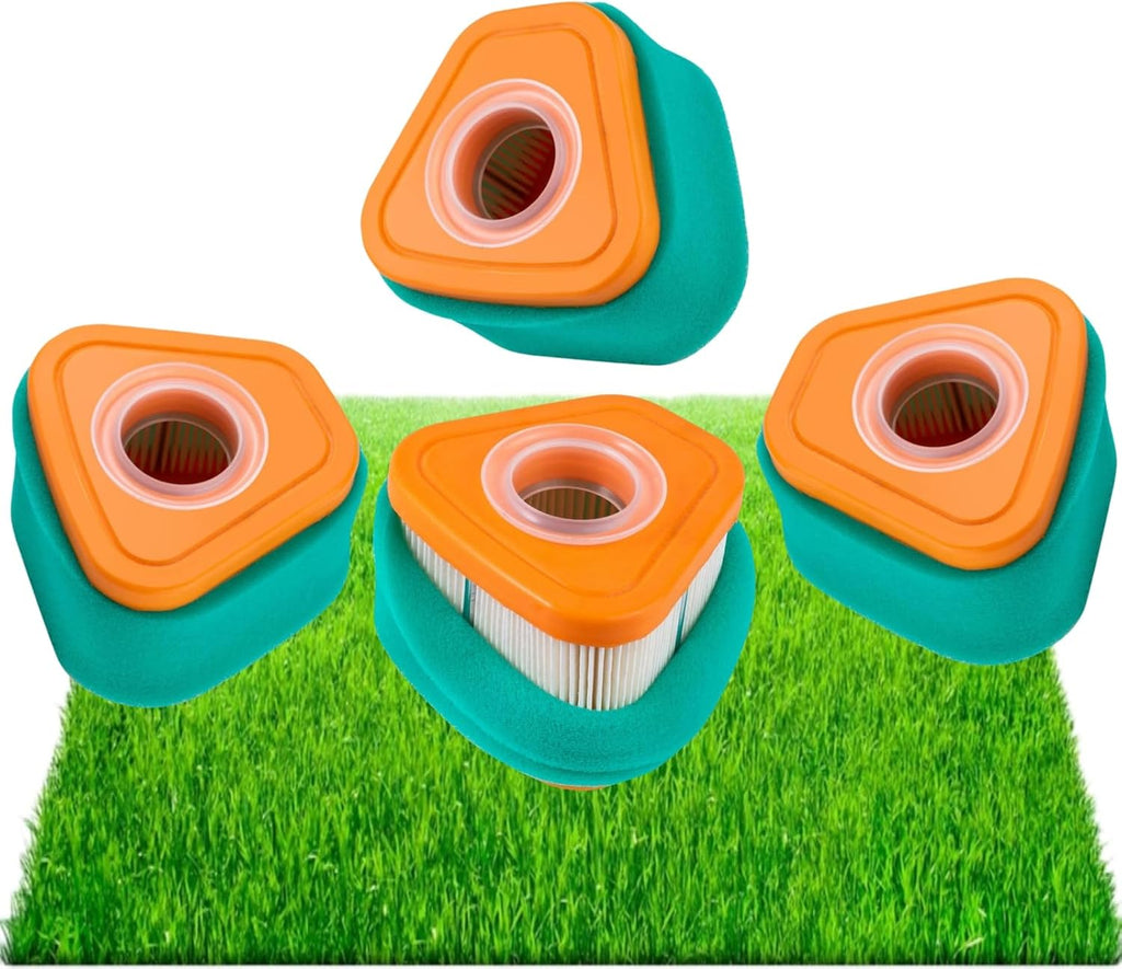 4PK 595853 Air Filter Pre-Filter Compatible with B&S Lawn Mower Air Filter