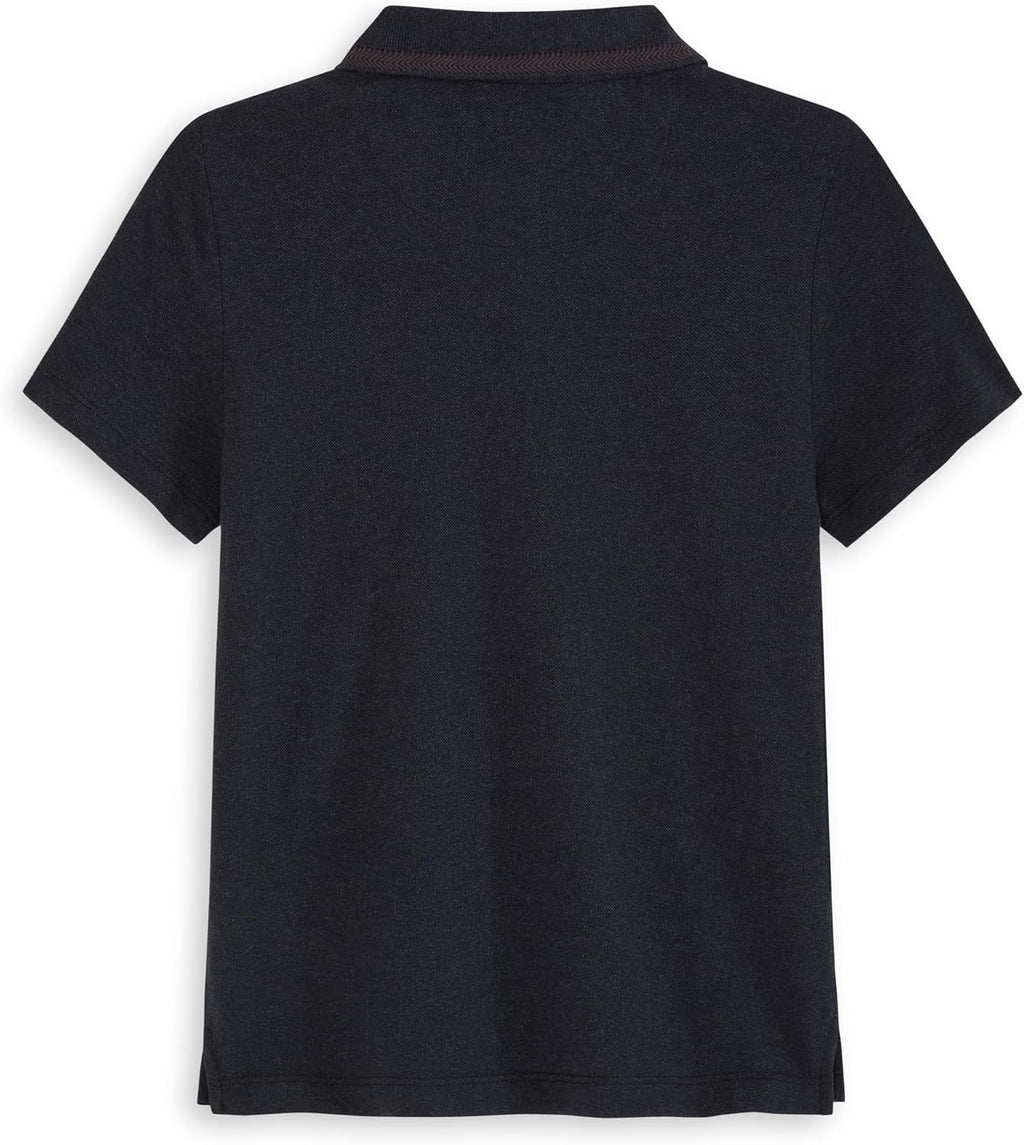 Scotch & Soda Boys' Classic Polo, Short Sleeve Collared Shirt, Embroidered Logo