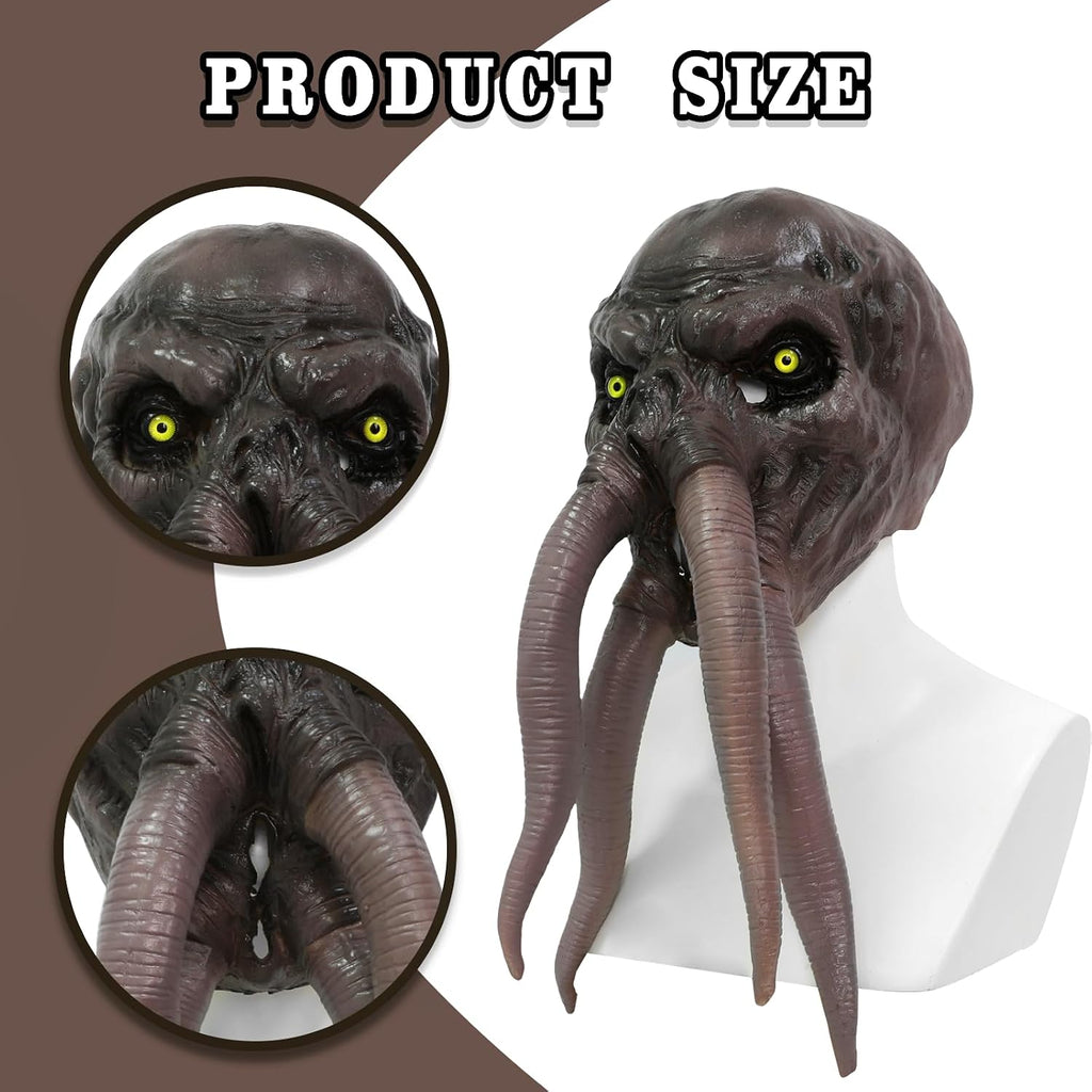 Scary Octopus Mask Octopus Costume Monster Mask Deep Sea Creature Full Head Latex Party Halloween Costume Adult