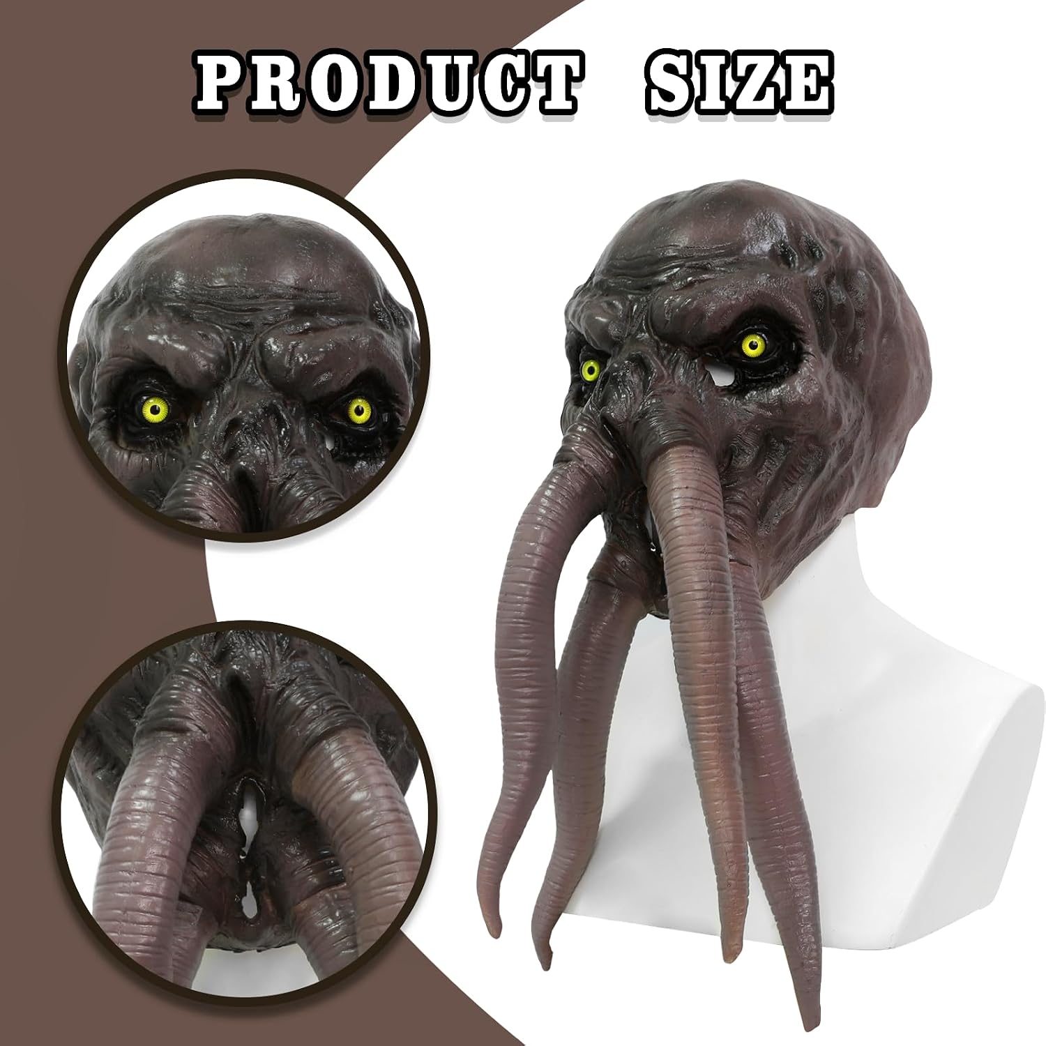 Scary Octopus Mask Octopus Costume Monster Mask Deep Sea Creature Full Head Latex Party Halloween Costume Adult