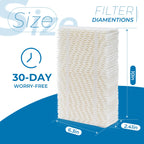 HDC411 Humidifier Wick Filter Replacement for AIR-CARE Essick Air, 4 Pack
