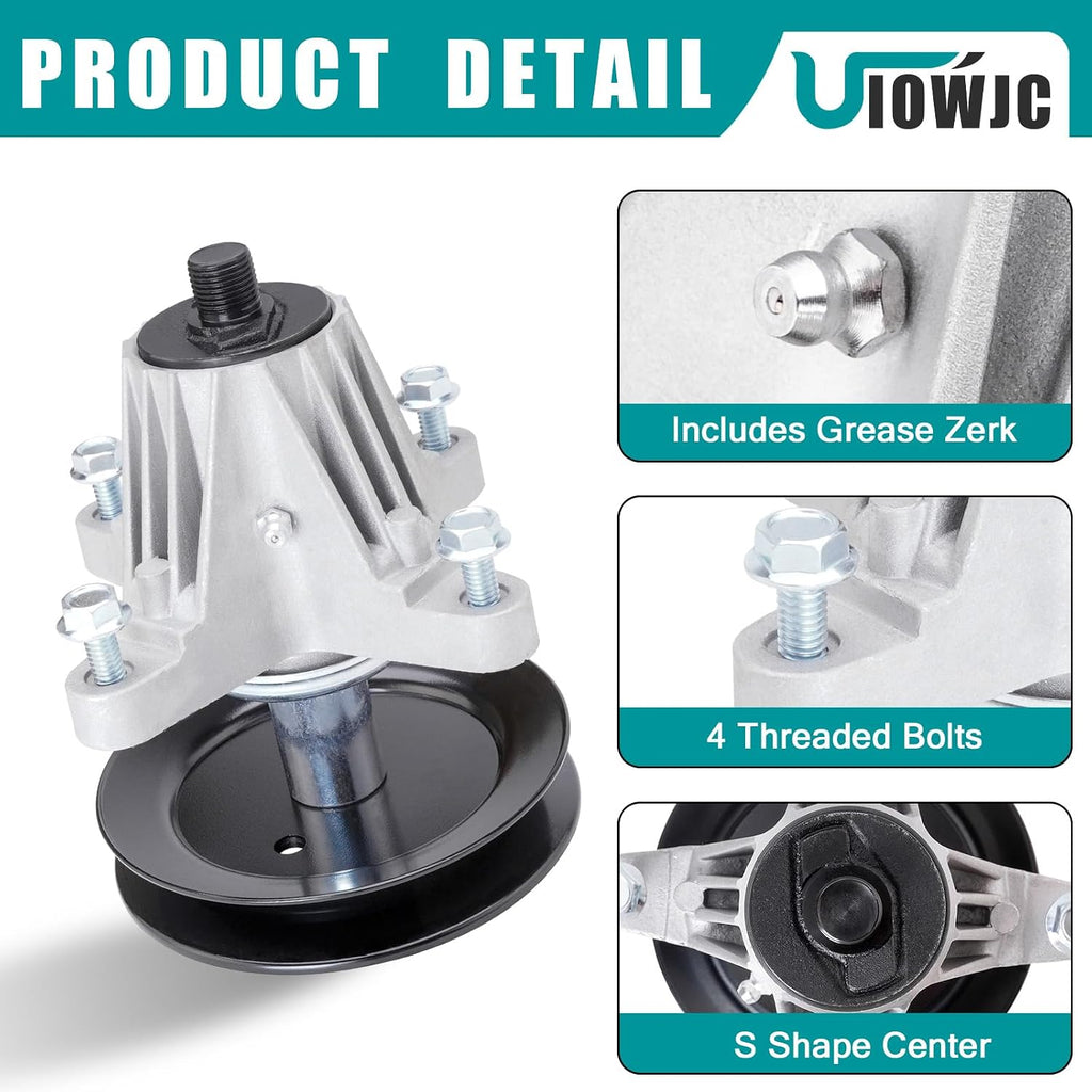 50 inch Mower Deck Spindle Assembly 618P09256 618-09256 Fits for Cub Cadet Ultima ZT1 50 ZT2 50 ZTS1 50 ZTS2 50 MTD Craftsman Z5600 Z5650 Troy Bilt Mustang Z50 Zero Turn Parts
