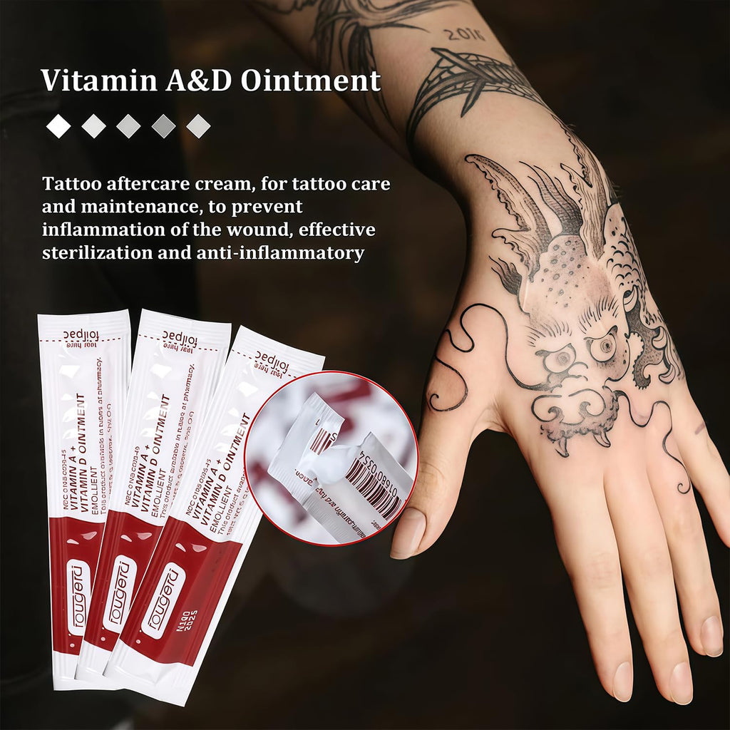 Microblading Tattoo Aftercare Cream Gel - Tattoo Scar Repair Gel Cream, Professional Aftercare Vitamins, Moisturizer