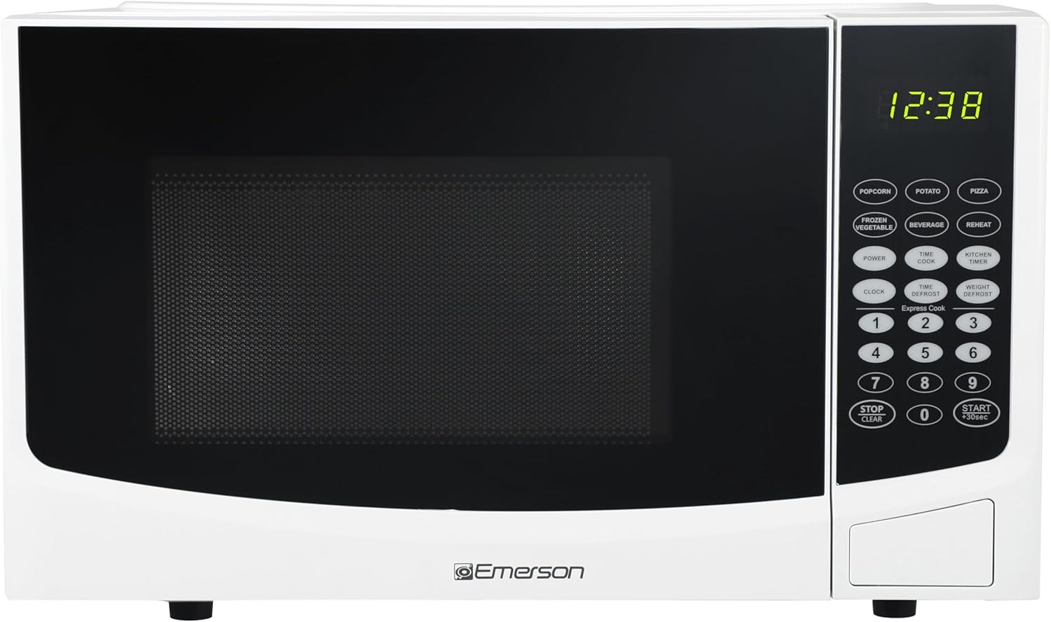 0.9 Cu. Ft. Compact Countertop Microwave Oven with Touch Control, LED Display, 900W, 6 Auto Menus with Removable