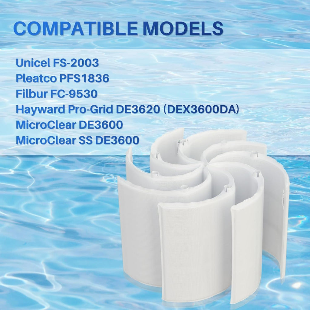 FS-2003 DE Filter Grids 36 Sq Ft Vertical Pool Filter Replaces PFS1836