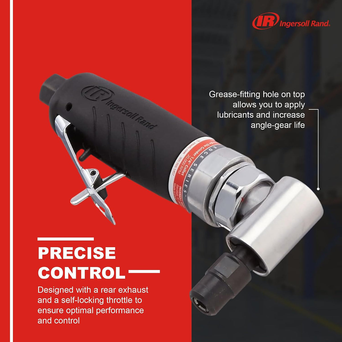 3101G Edge Series Portable 1/4-Inch Right-Angle Die Grinder with Lightweight Design