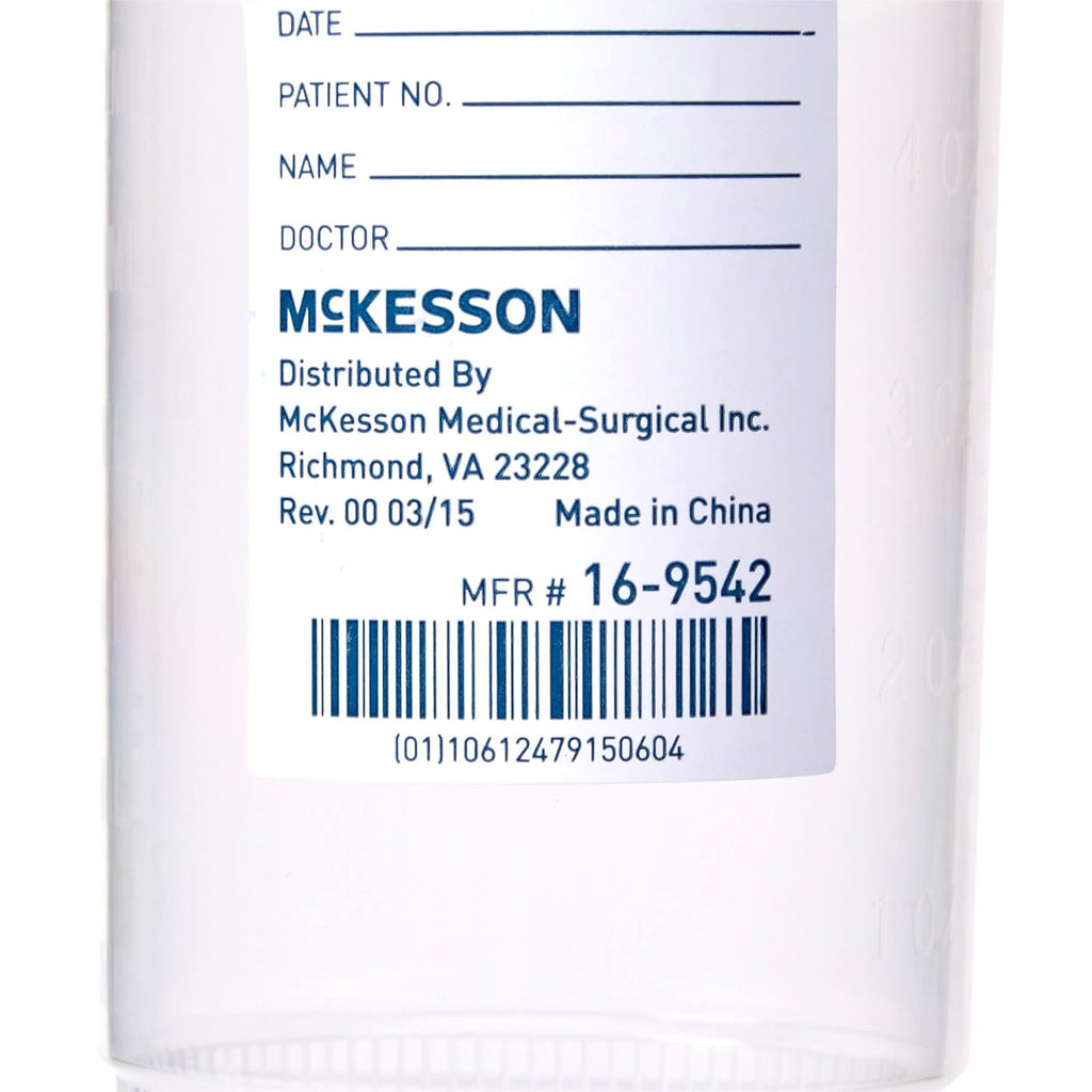 Specimen Containers, Sterile, Pneumatic Tube Systems, Wide-Mouth, 4 oz, 300 Count