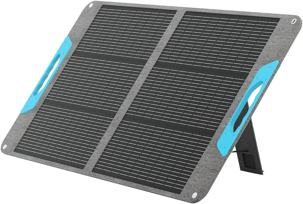 100W Portable Solar Panel for Power Stations, 25% High Efficiency | N-Type 100 Watt Foldable Solar Panel with
