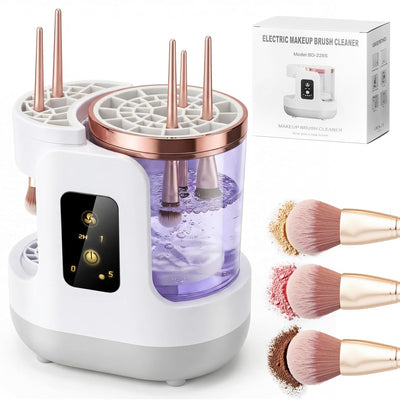 2026 Upgraded 3-in-1 Electric Makeup Brush Cleaner & Dryer, Automatic Deep Cleaning Brush Washer Machine for All