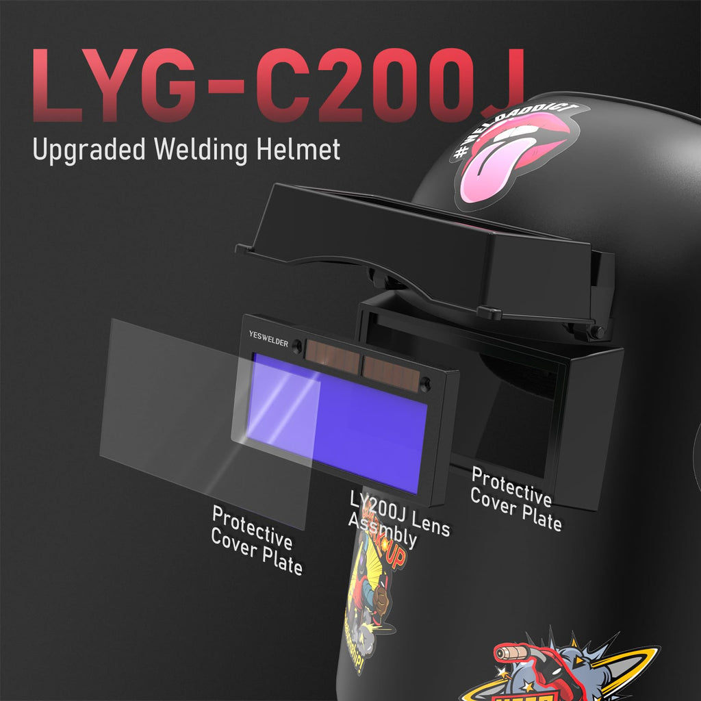 Auto-Darkening Welding Helmet, True Color, Shade 8-13