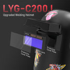 Auto-Darkening Welding Helmet, True Color, Shade 8-13