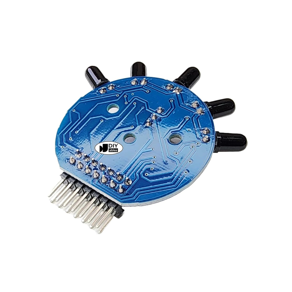 Infrared Flame Sensor Module 5 in 1 Fire Detection Sensor with Analog and Digital Output Adjustable Sensitivity Compatible with Arduino ESP32 ESP8266 Raspberry Pi DIY Electronics Projects, 1 Set