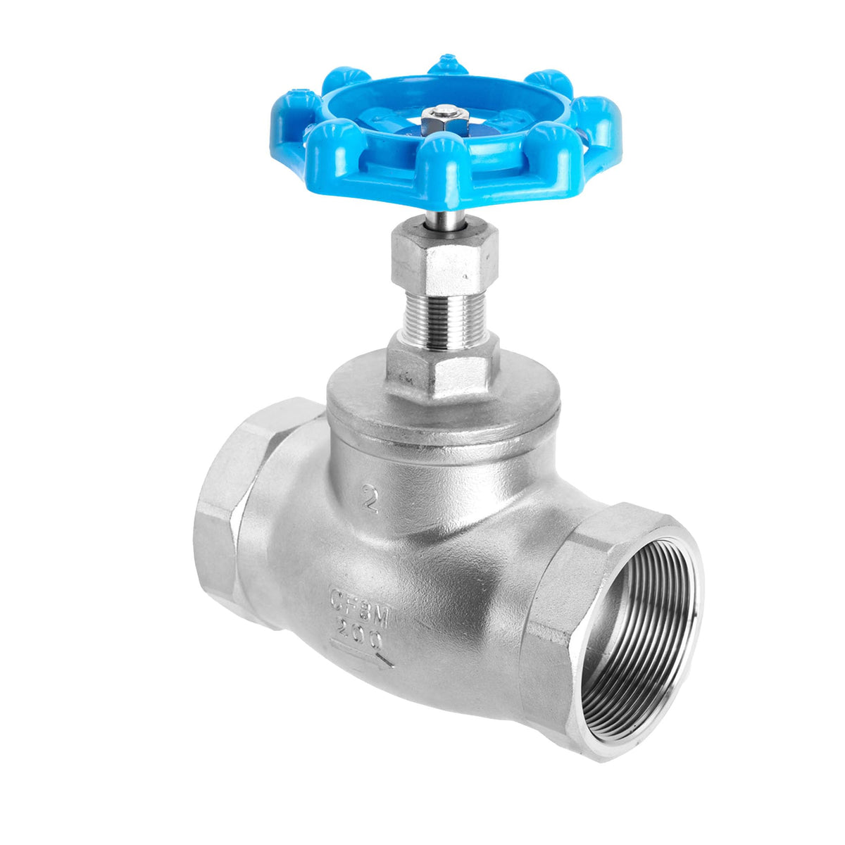 Stainless Steel 316 Globe Valve NPT Threaded (2")