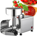 Electric Food Mill for Tomato Sauce,110-350 lbs/h Output, Commercial Grade Tomato Strainer with Funnel, 304 Stainless