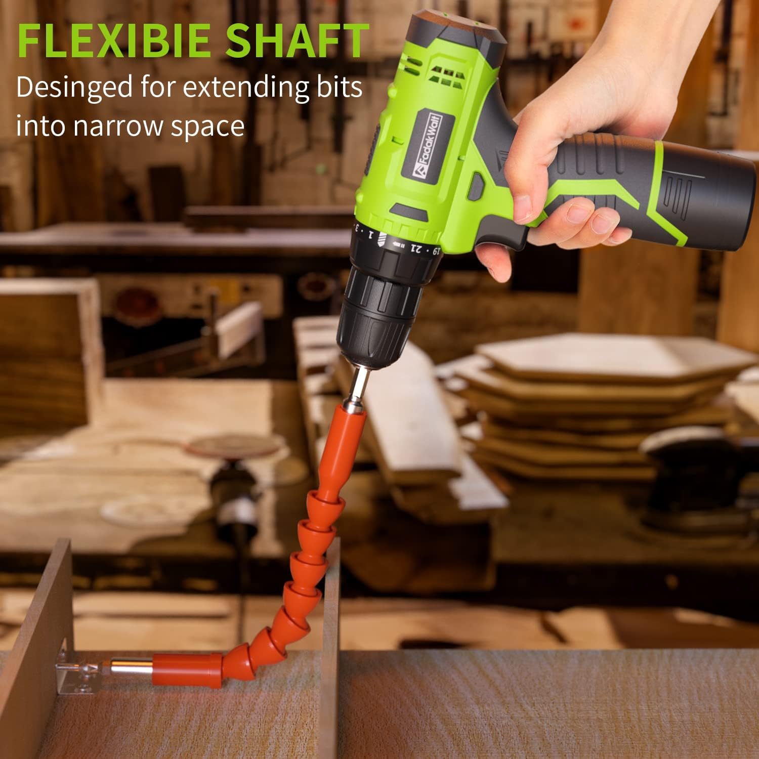Cordless Drill Set,12V Power Drill Set with Battery and Charger, Electric Driver/Drill Bits, 3/8'' Keyless Chuck,21+1