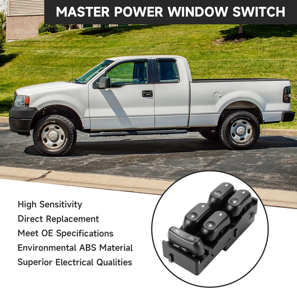 Driver Master Power Window Switch for Ford F-150 2002-2004